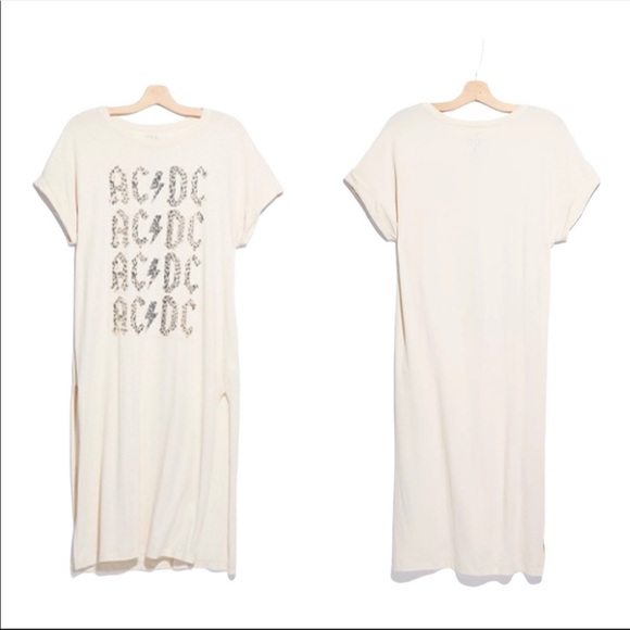 Free People Dresses & Skirts - Free People X Chaser AC/DC Maxi Top Cream Size M